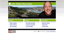 Tablet Screenshot of johnhutton.ca
